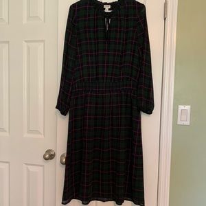 JCrew Tartan Plaid Dress NWT
